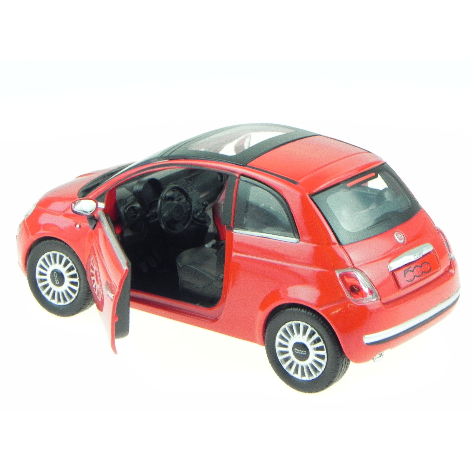 Newray FIAT 500L Modellauto 1:24 - Roter Die-Cast Sammler Modell