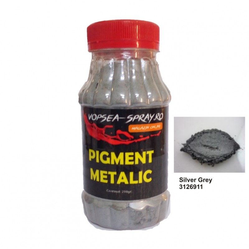 Pigment Metalic Silver Grey 200Gr.