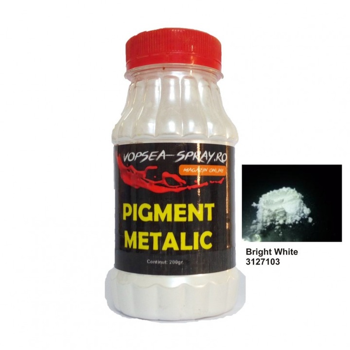 Pigment Metalic Bright White 200Gr.