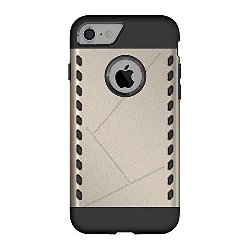 Husa protectie iPhone 7, Cruzerlite Spartan Dual-Layer, auriu