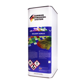 Diluant acrilic standard, lent si rapid pentru lacuri, fonduri si vopsele, cutie 5 litri. Diluant acrilic standard, lent si rapid pentru lacuri, fonduri si vopsele, cutie 5 litri.