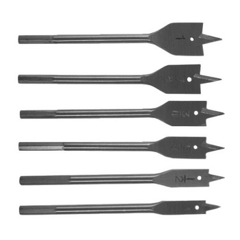 Burghie Plate Lemn (6 buc/set) Buildxell - Diametru: 3/8-1 inch Burghie Plate Lemn (6 buc/set) Buildxell - Diametru: 3/8-1 inch