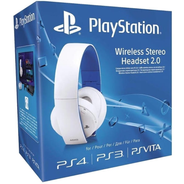 PlayStation Wireless Stereo Headset 2.0 fehér eMAG.hu