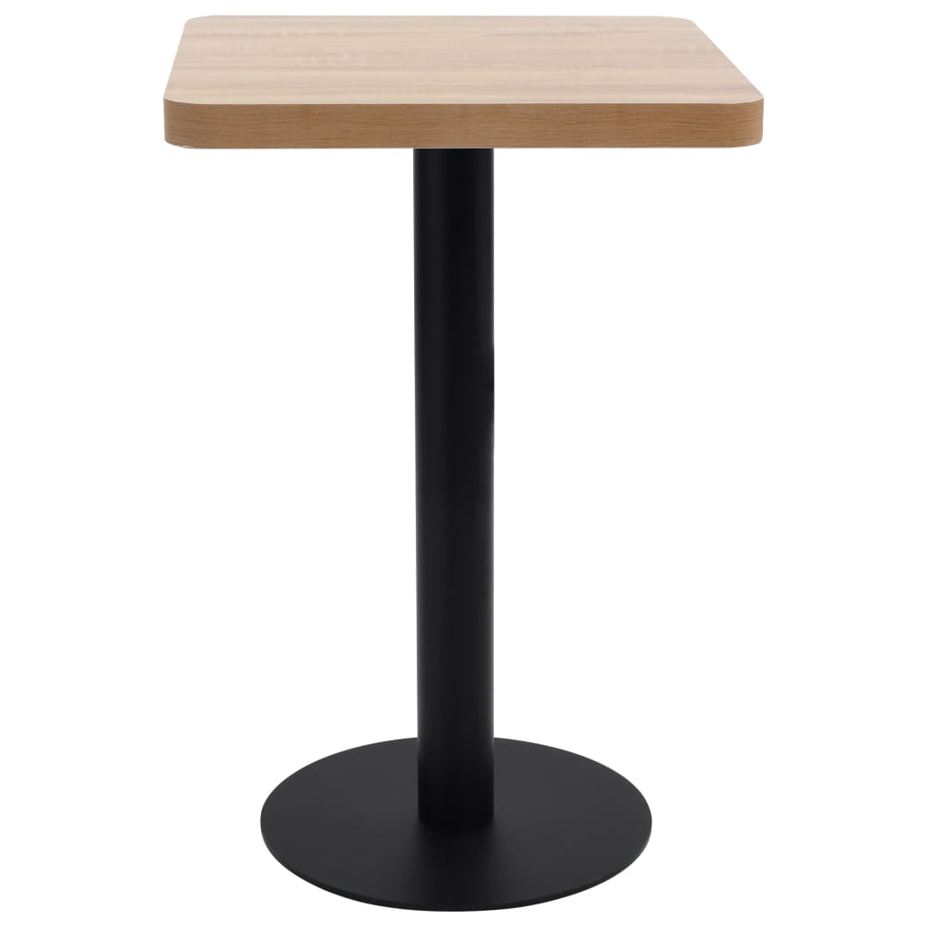 masa様 Masa de bistro, Modern, maro deschis, 50 x 50 cm, MDF, Mobilier