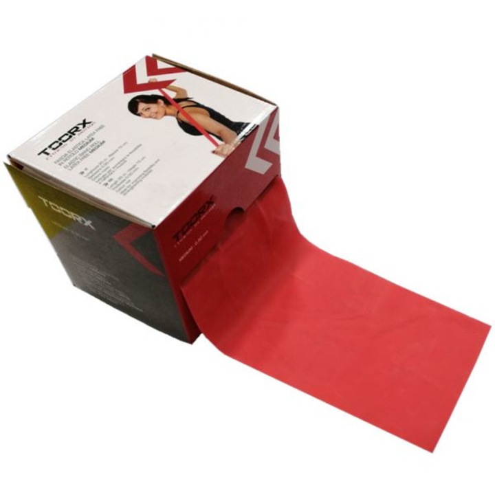 Rola de banda elastica de latex TOORX, 25 m, Rosie
