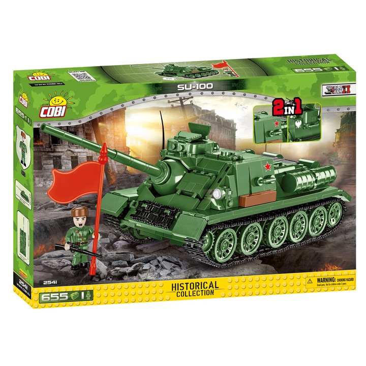 Конструктор Cobi TANC SU-100, 655 части