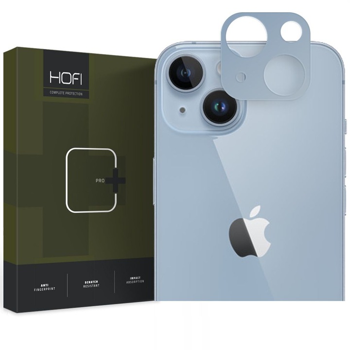 Протектор Hofi Alucam Pro+, за камера, за iPhone 14 / 14 Plus, Blue