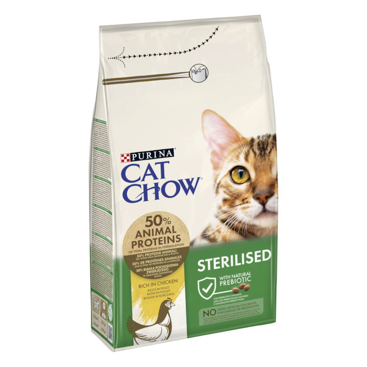 Hrana uscata pentru pisici Cat Chow Special Care Sterilised, 1.5 kg