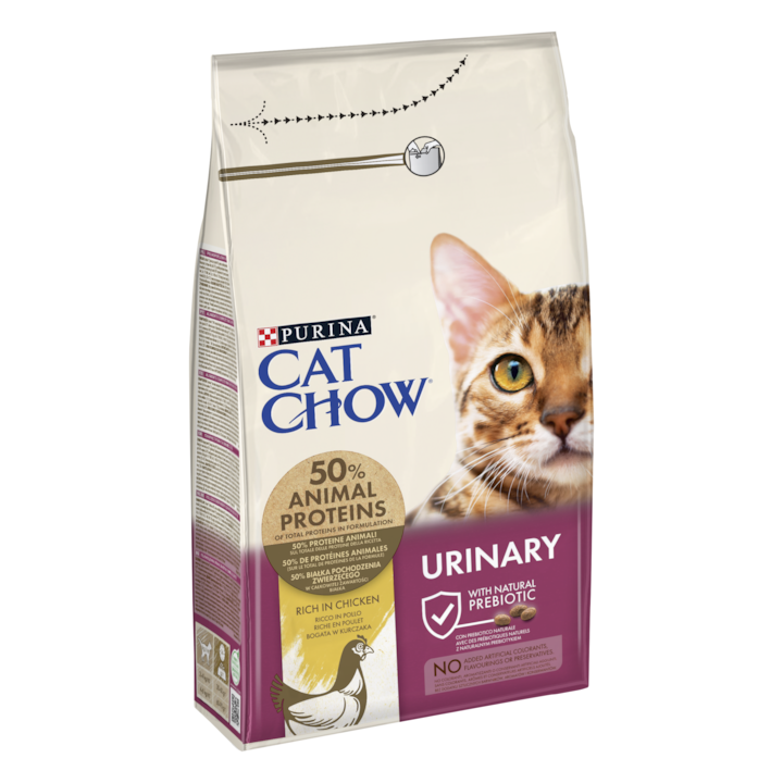 Hrana uscata pentru pisici Cat Chow Urinary Tract Health, Pui, 1.5 Kg