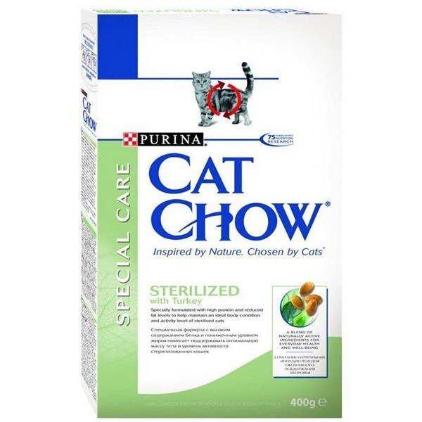 Hrana uscata pentru pisici, Cat Chow Adult, Steril, 400g