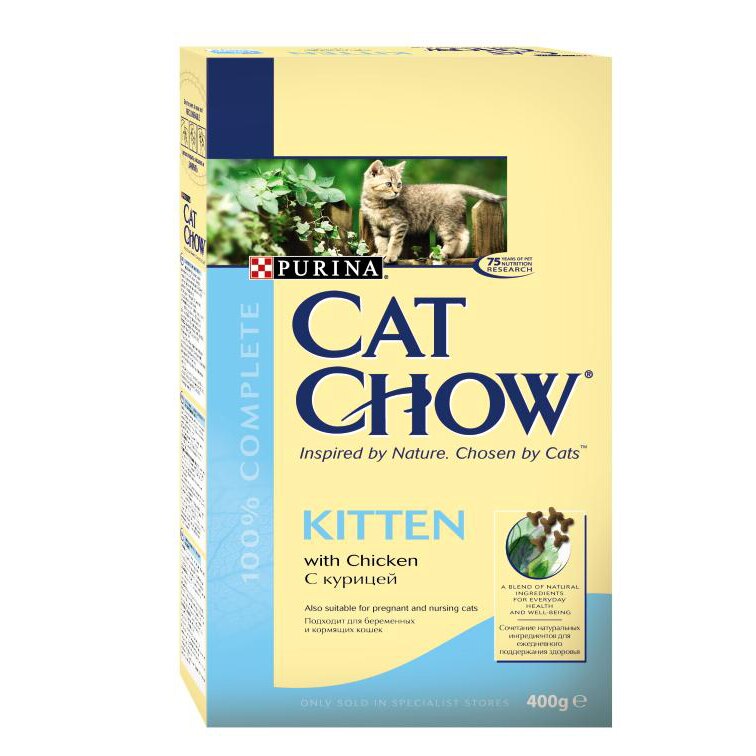 Hrana uscata pentru pisici, Cat Chow Kitten, 400g