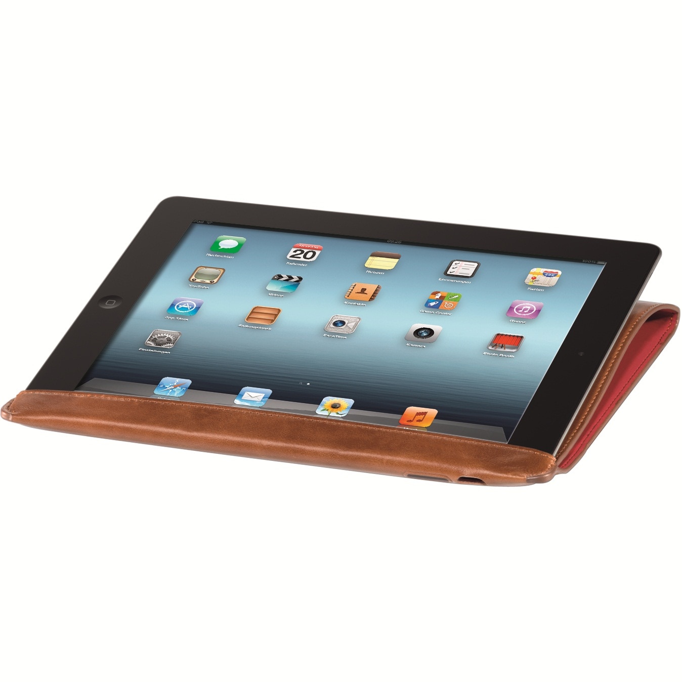 Husa / Stand Hama Alicante pentru Apple iPad, Brown/Red