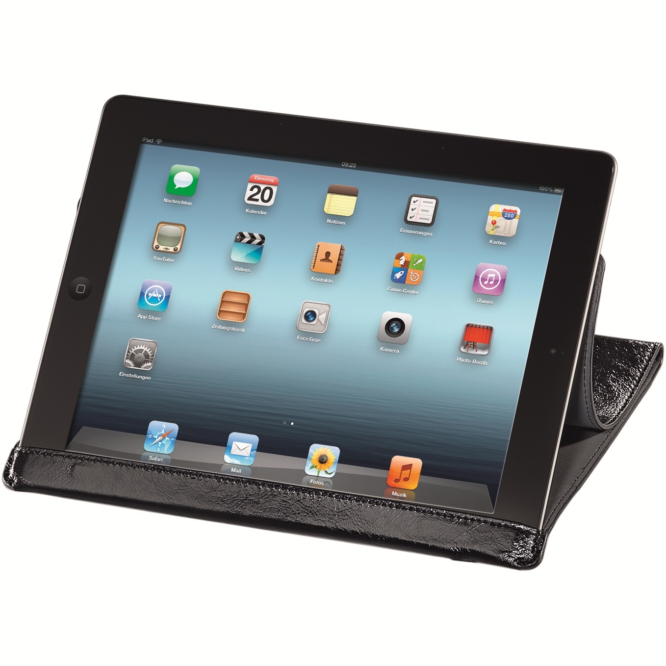 Husa / Stand Hama Alicante pentru Apple iPad, Black/Grey
