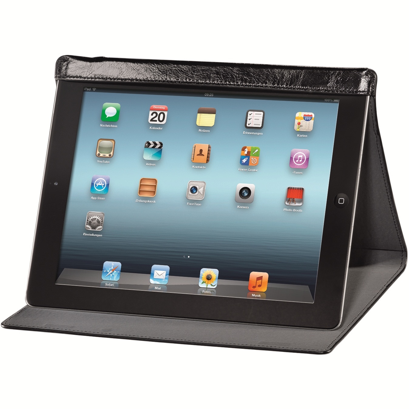 Husa / Stand Hama Alicante pentru Apple iPad, Black/Grey