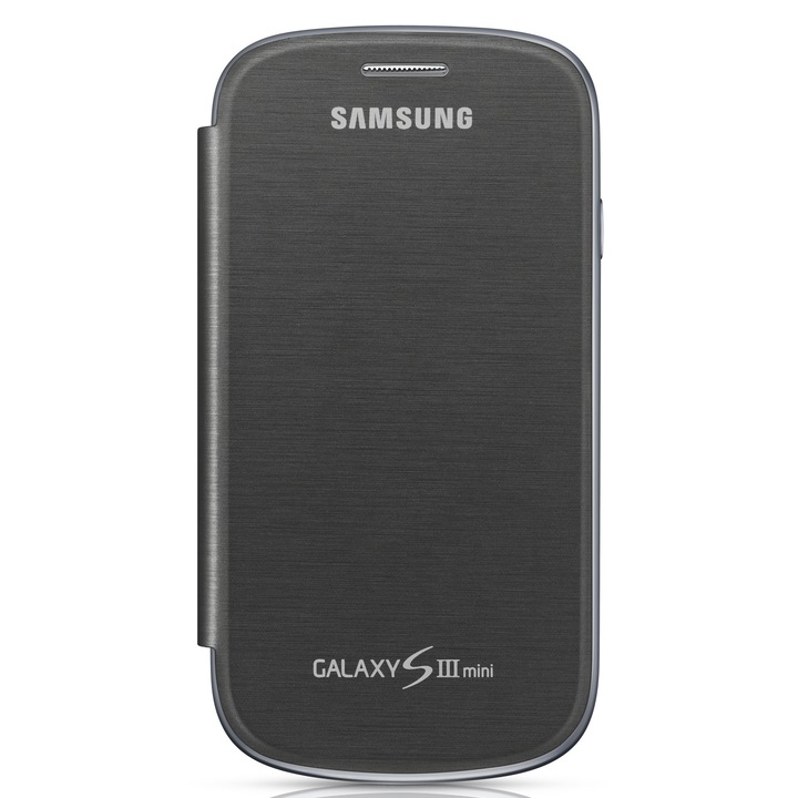 Калъф Samsung Flip-Cover за Galaxy S3 Mini, Titanium Сив