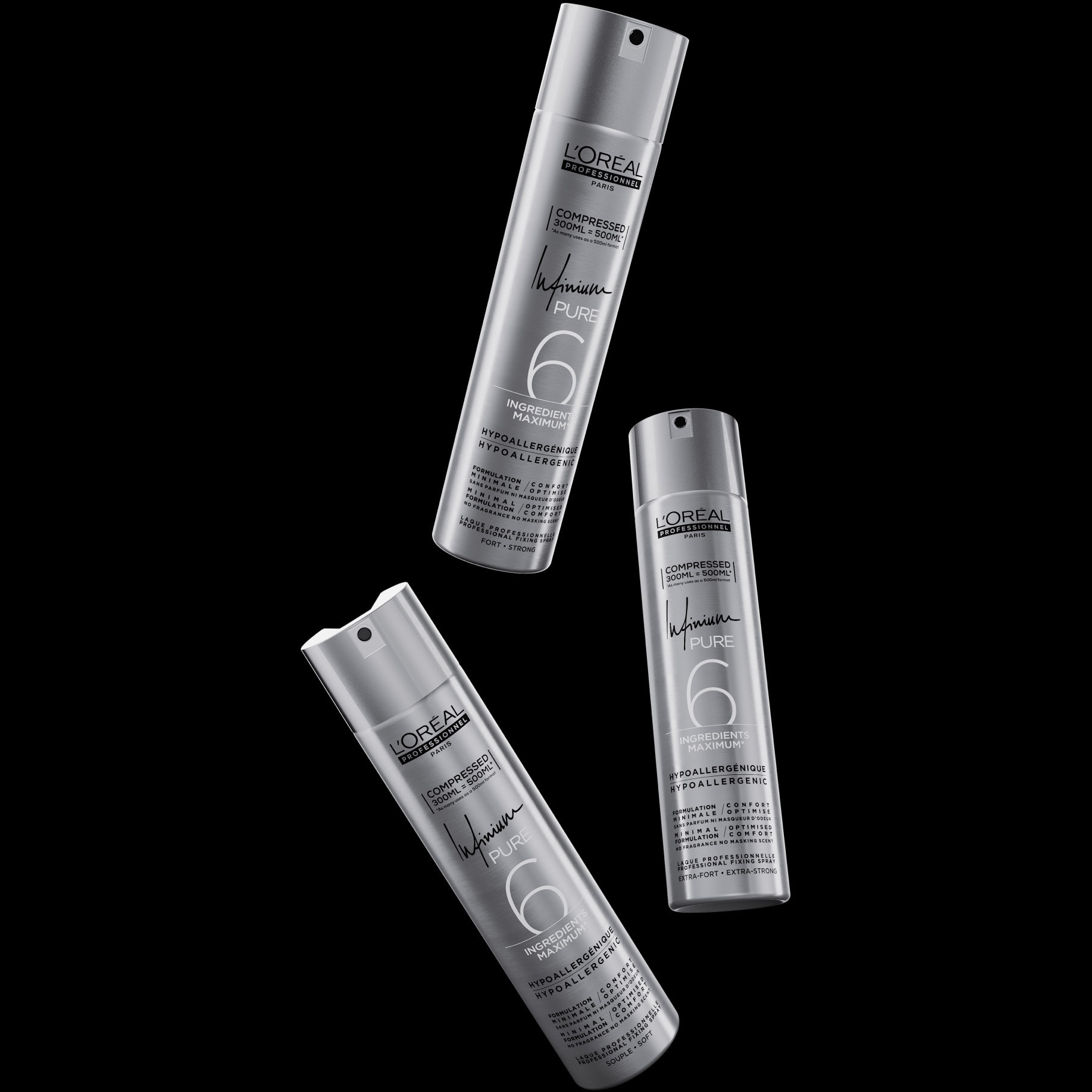 Fixativ L'Oreal Professionnel Infinium Pure Soft pentru fixare