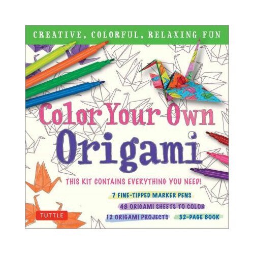 Color Your Own Origami Kit