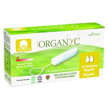 Tampoane Organyc REGULAR din bumbac organic - 16 buc Tampoane Organyc REGULAR din bumbac organic - 16 buc