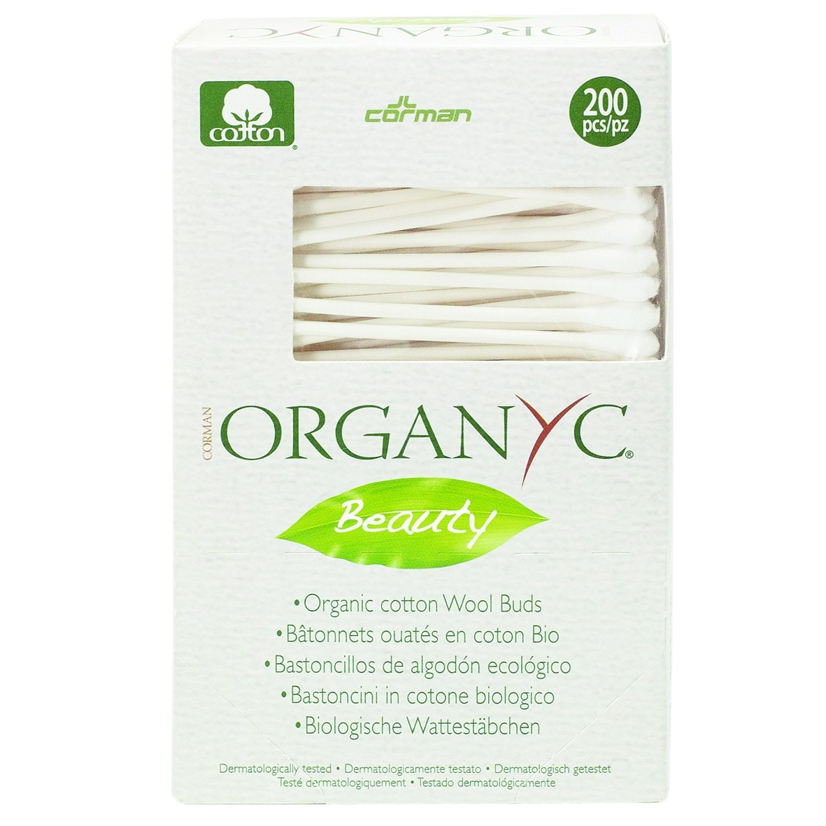 Betisoare Organyc cu bumbac organic - 200 buc
