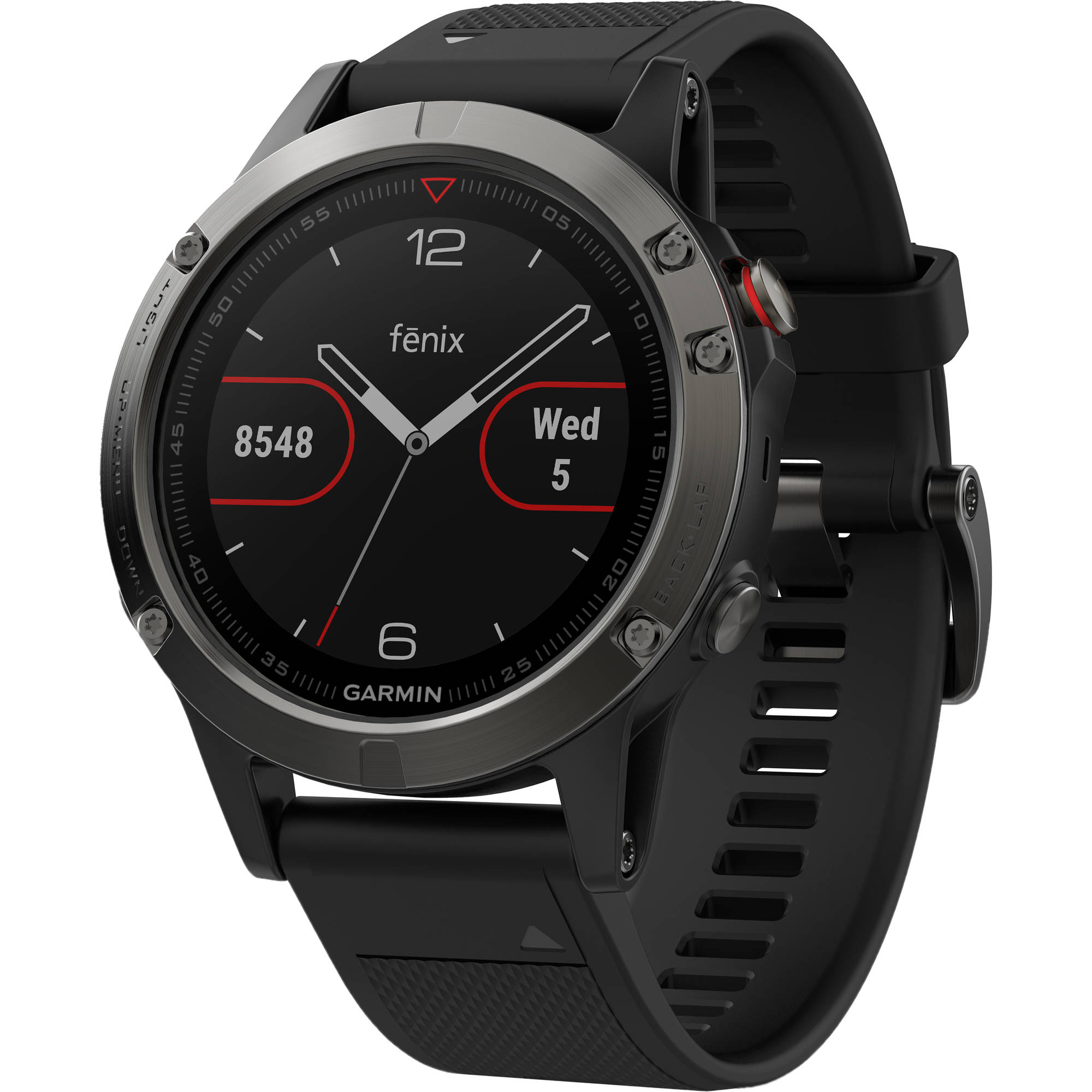 Ceas smartwatch Garmin Fenix 5, HR, GPS 