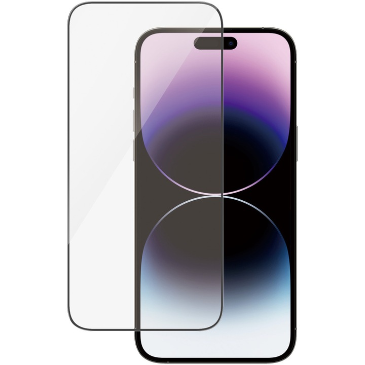 Folie de protectie PanzerGlass din sticla pentru Apple iPhone 14 Pro Max, UWF