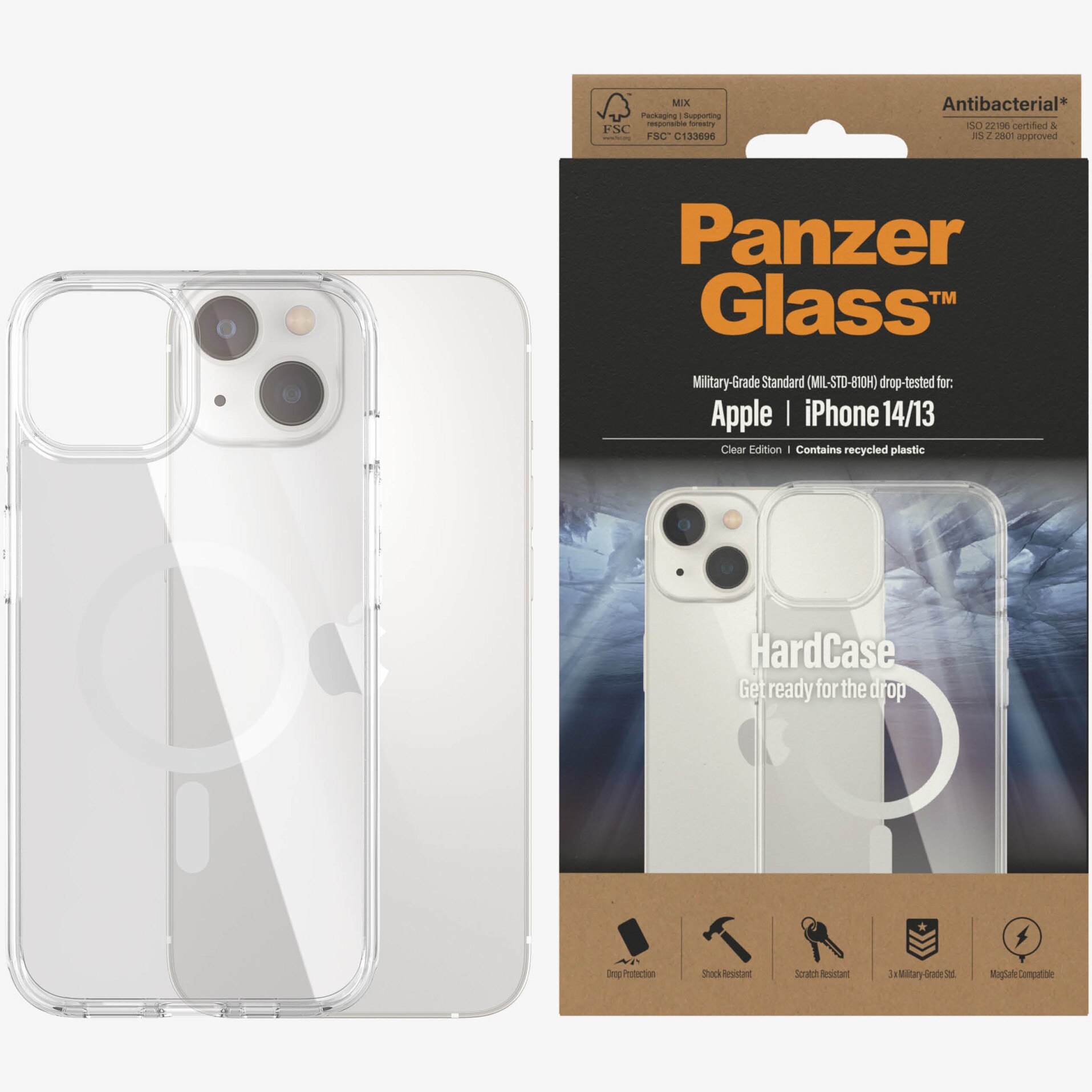 Husa de protectie PanzerGlass MagSafe pentru Apple iPhone 14/13