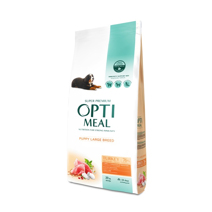 hrana uscata completa optimeal pentru catei talie mare - curcan 20 kg imagen 13_1_
6