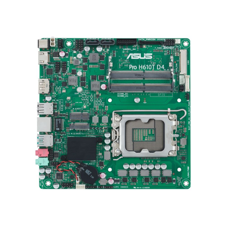 Placa de baza, Asus, PRO H610T D4-CSM, Mini ITX