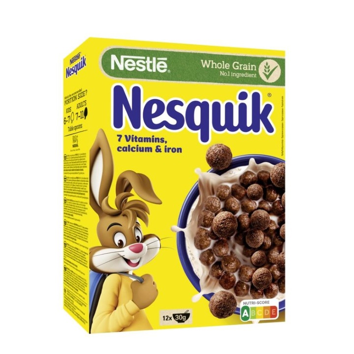 Зърнена закуска, NESTLÉ NESQUIK, 375 гр