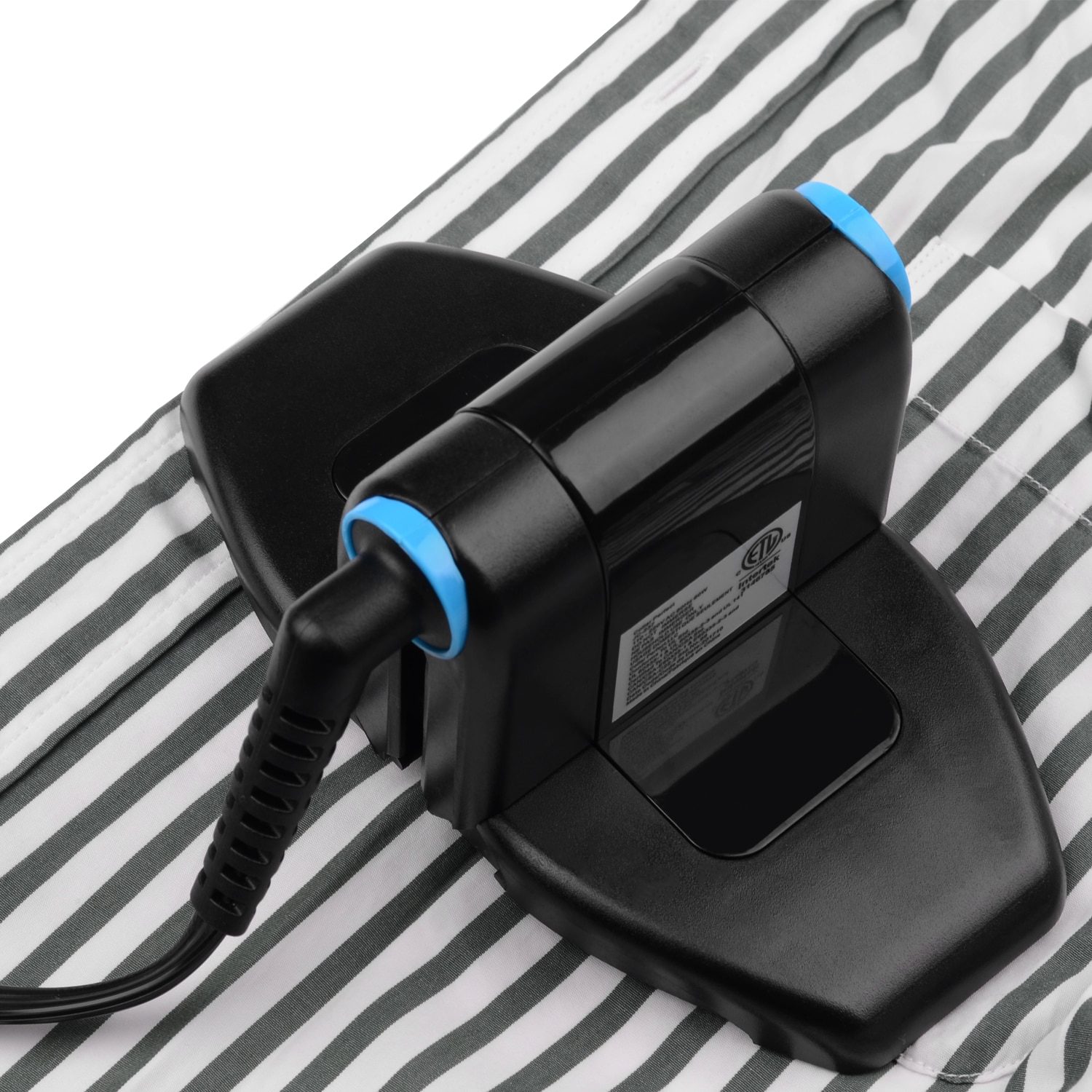 Fier de calcat portabil, 6 programe, incalzire rapida, pentru calatorii, pentru calcat camasi, bluze, pantaloni, negru