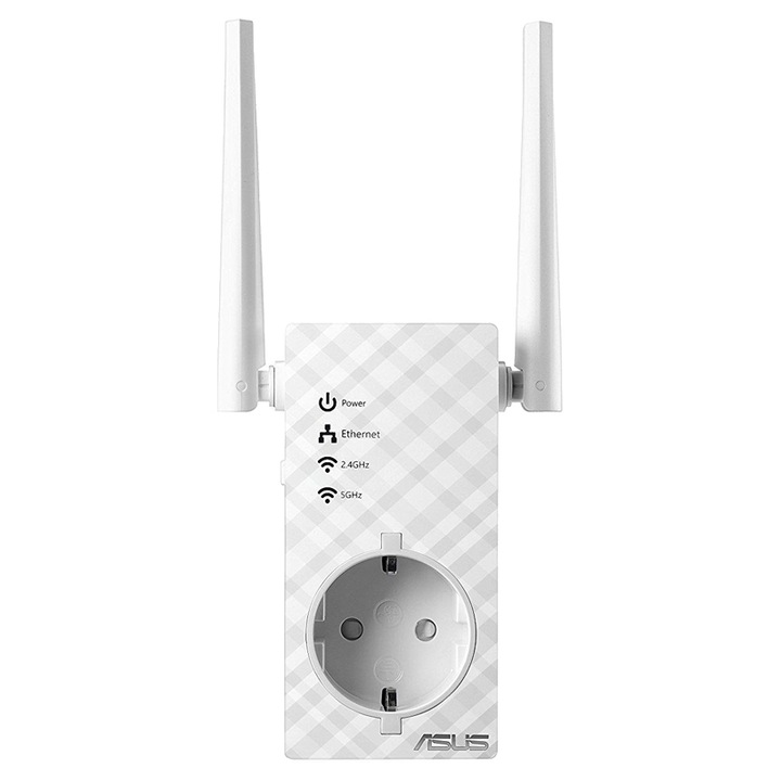 Range Extender Wireless Asus RP-AC53, AC750, Dual-Band, 2 antene Wi-Fi