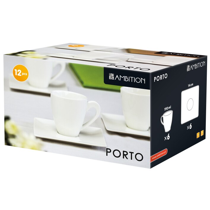 Set cafea, Ambition, Porto, 12 piese