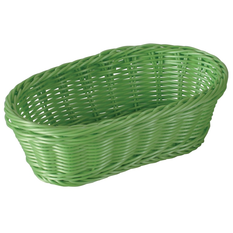 Cos oval, Ambition, verde sante, 24x16x8cm