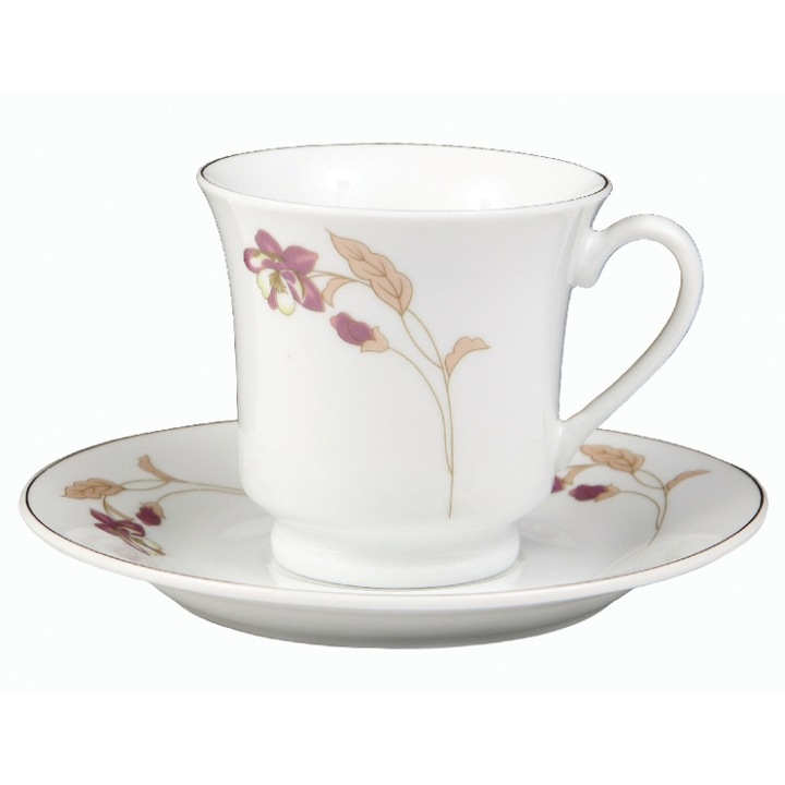 Set cafea 12 piese ceasca cu farfurioara, Domotti, Storczyk 200ml