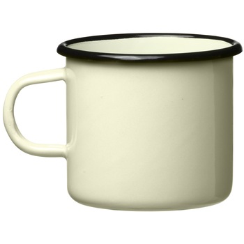 Cana email crem, Domotti, 10cm Cana email crem, Domotti, 10cm