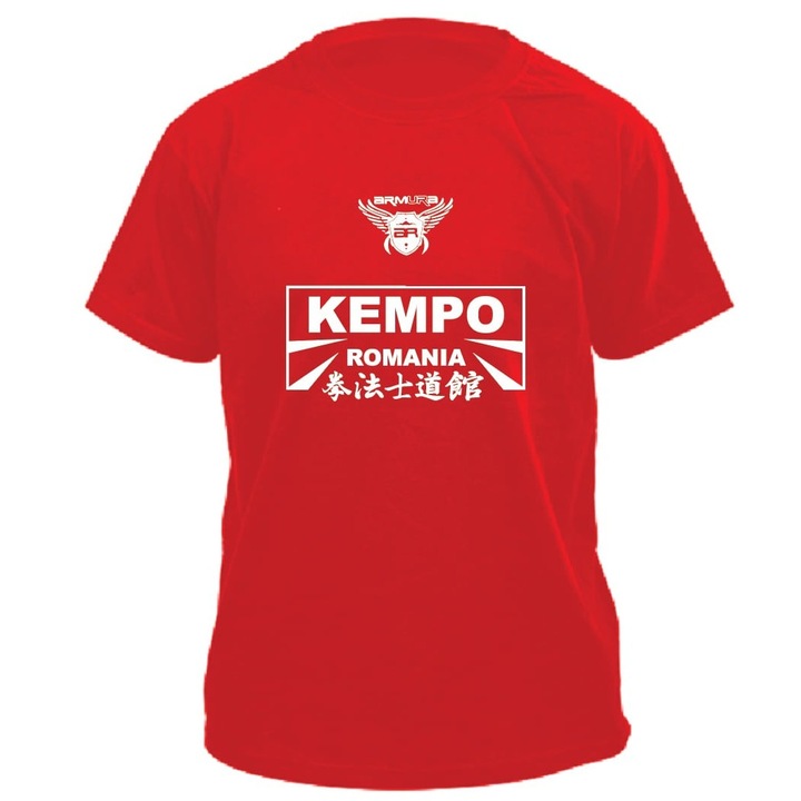 ARMURA Kempo Детска памучна тениска Червена