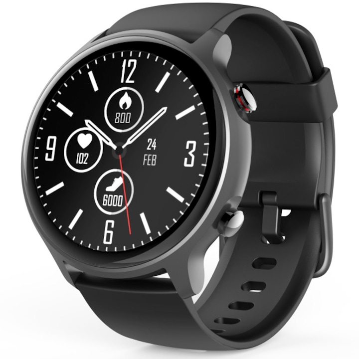 Часовник Smartwatch Hama "Fit Watch 6910", GPS, Черен