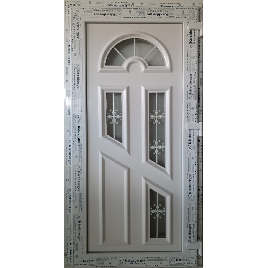 Usa exterior Pvc, DIAGONAL FLOWER WHITE, 90x190 eMAG.ro