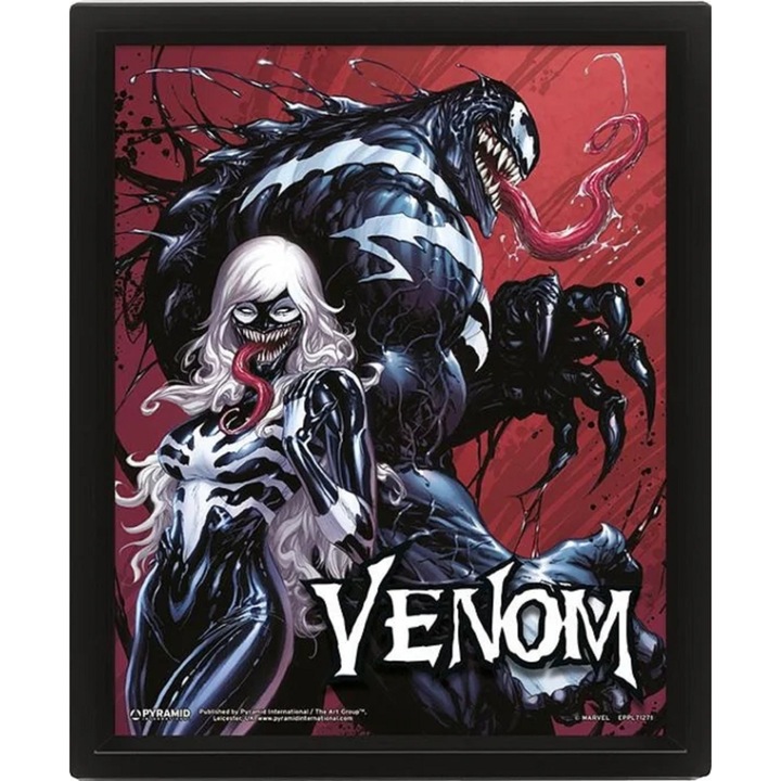 Poszter - Venom - Fogak és Karmok, Többszínű, 20 x 25 cm