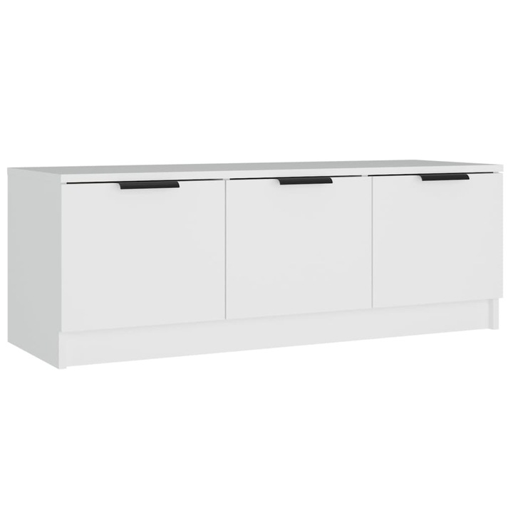 ТВ шкаф vidaXL, Бял, 102x35x36,5 см, MDF