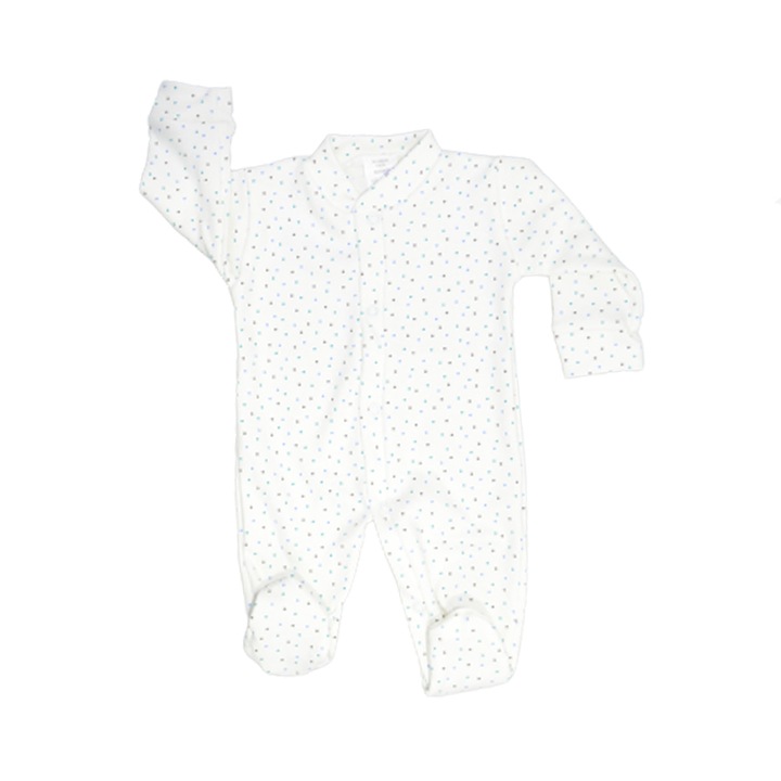 Salopeta cu maneca lunga pentru baieti Mini Junior SPFMJ-1215-50, Alb 84422