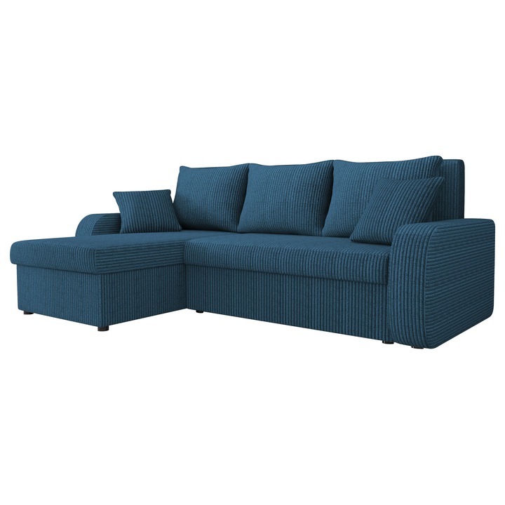 Coltar Dalmir Reiat, MIRJAN24, Albastru, 238x147x80 cm