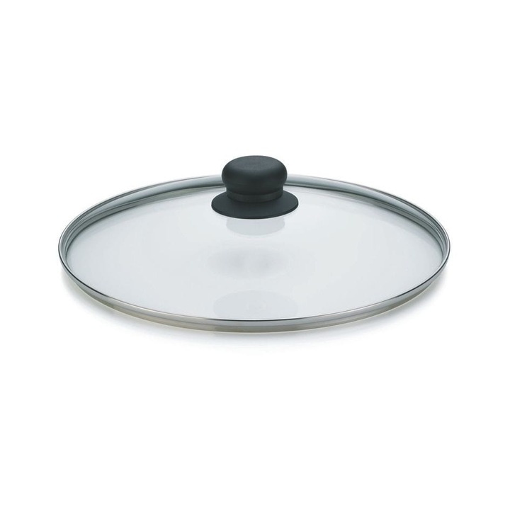 Capac din sticla Kela Callisto, bachelita, diam. 28 cm