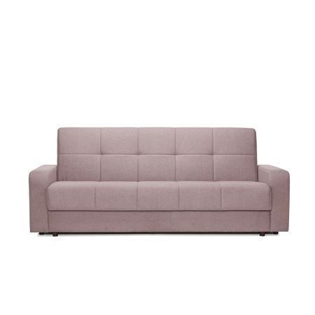 Canapea Extensibila 3 locuri AMSTERDAM, cu lada de depozitare, 222x70x90 cm, Roz