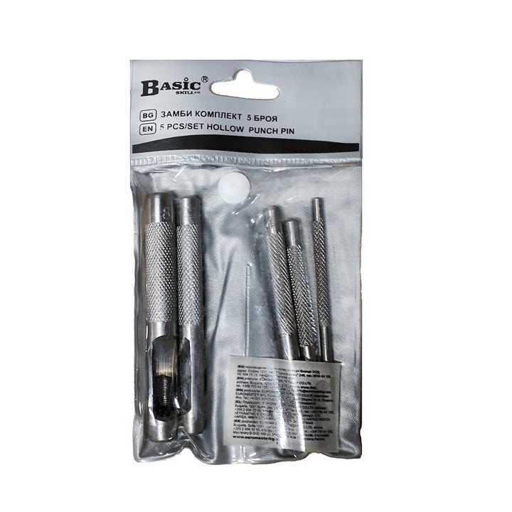Bőrlyukasztó készlet 2-8 mm (5 db-os)
