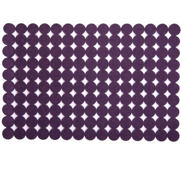 Suport de farfurii cu inele violet, Ambition, Pretty, 45x30cm