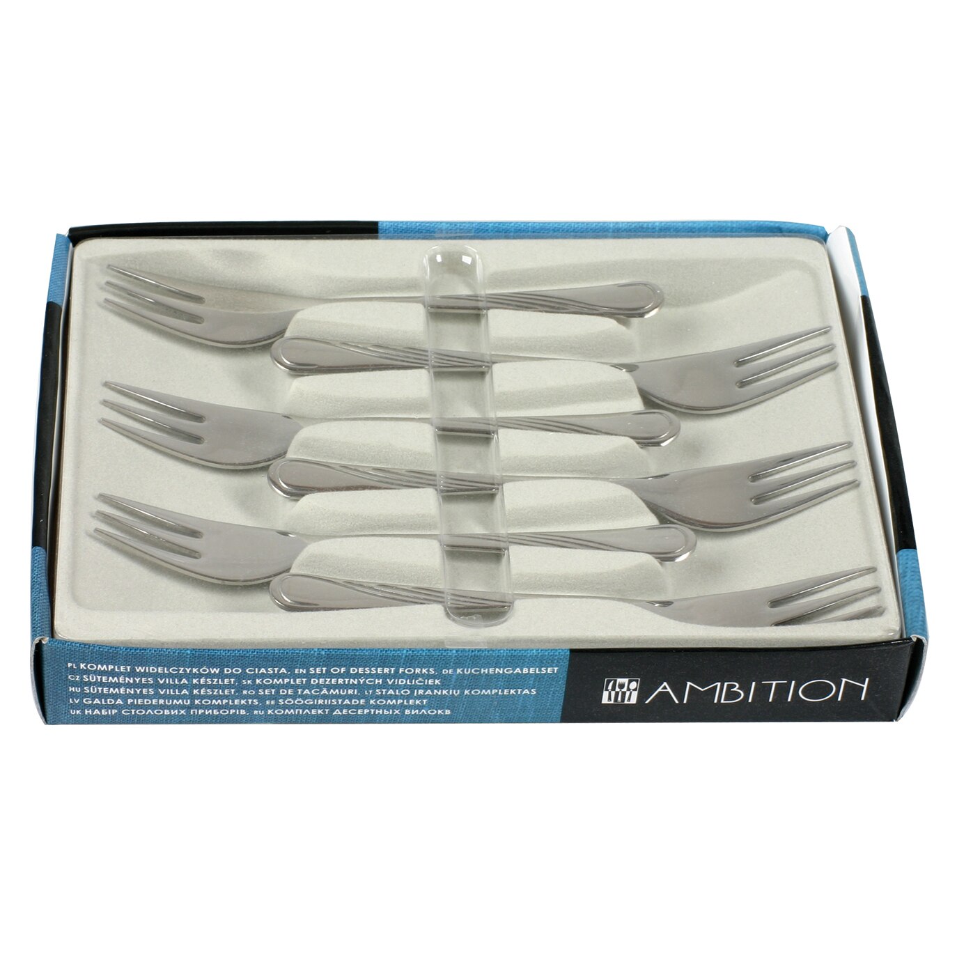 Set furculita desert 6 buc, Ambition, Napoli 18/10