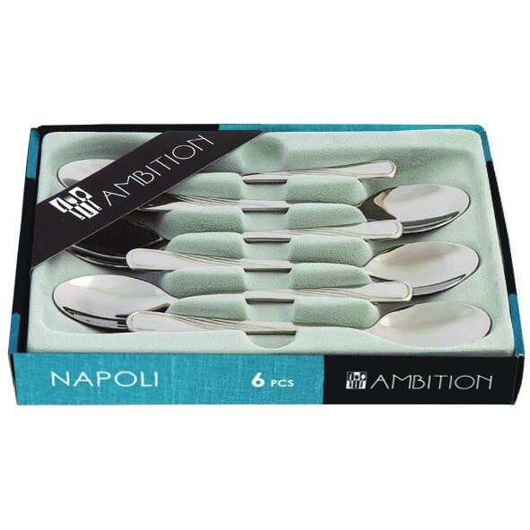 Set lingurite ceai 6 piese, Ambition, Napoli 18/10