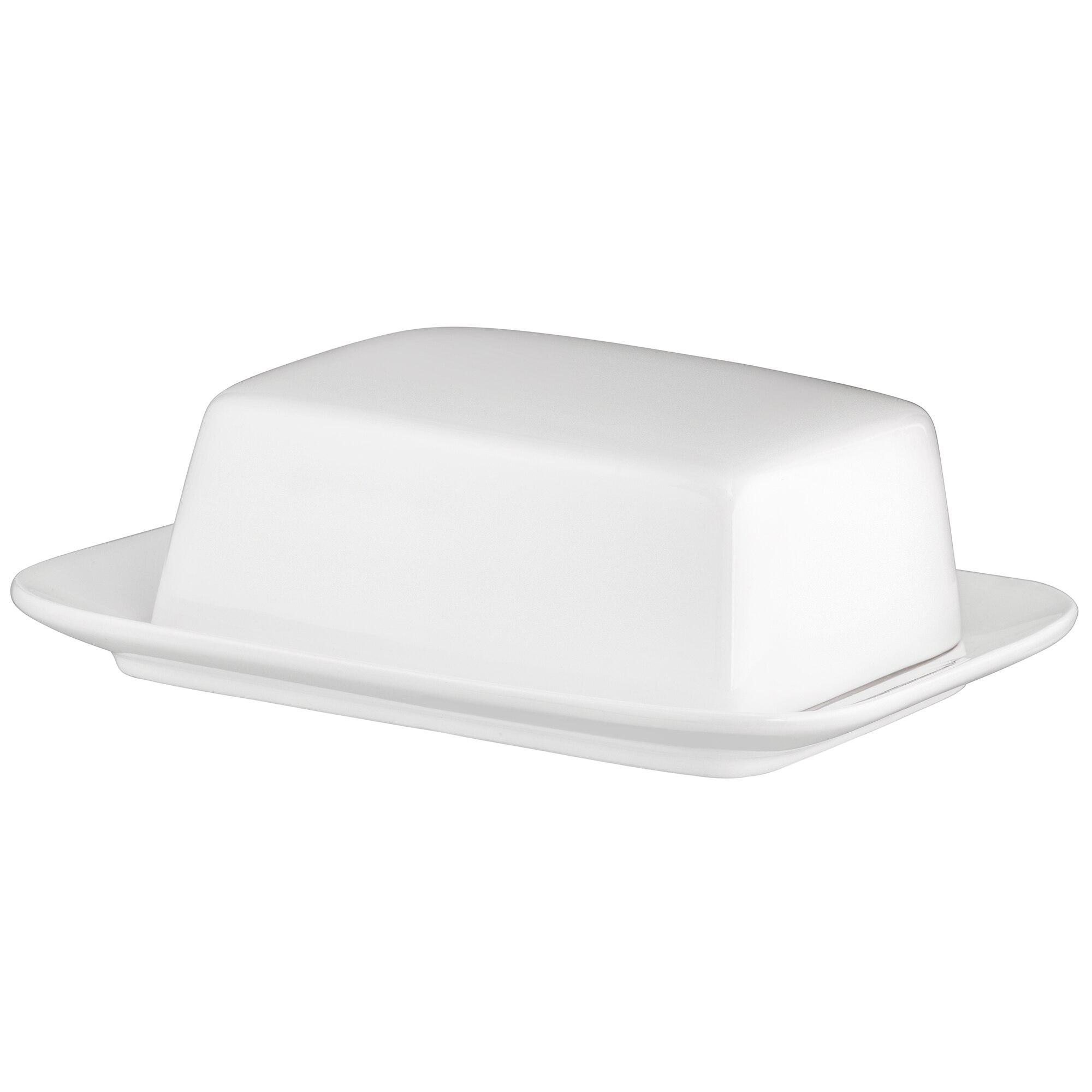 Vas pentru unt cu capac, Ambition, kubico/fala, 18cm