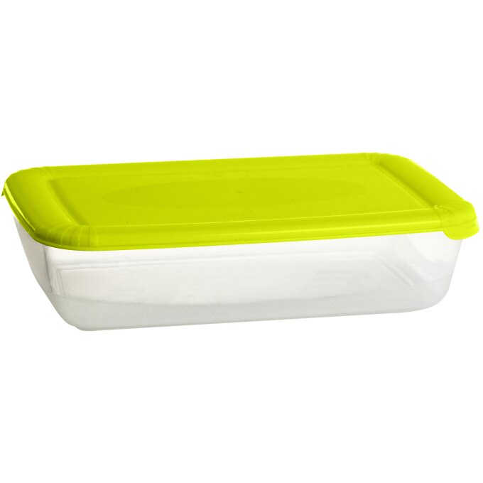 Recipient pentru alimente plastic cu capac, Domotti, 0.9l